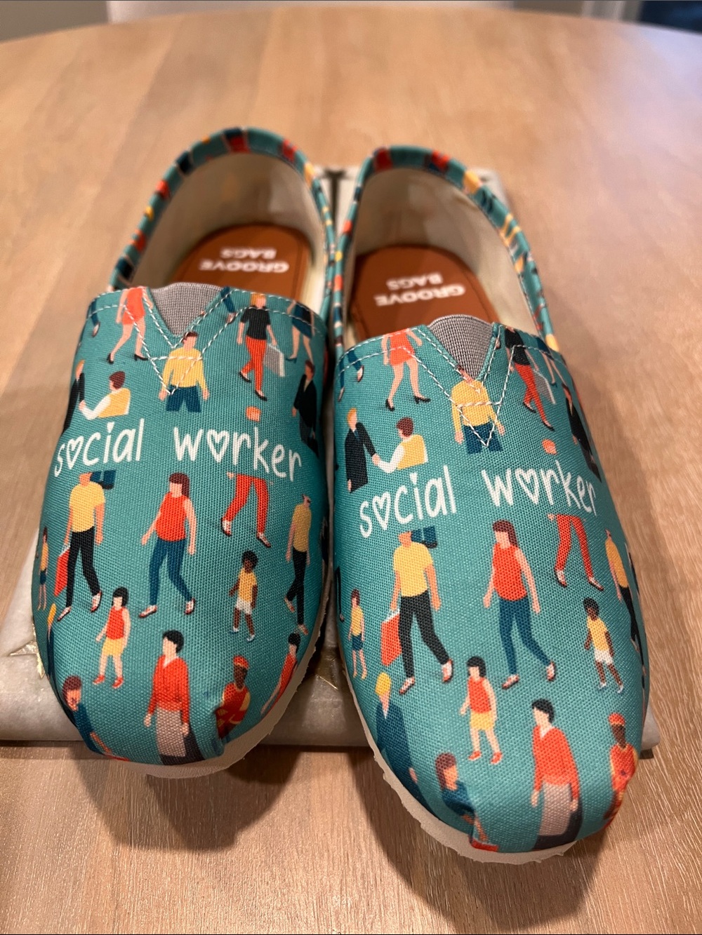 Cute “Social Worker” shoes!